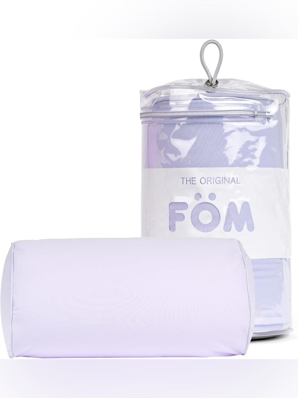Brookstone The Original FOM Squishy Microbead Travel Pillow Standard/Head Lilac
